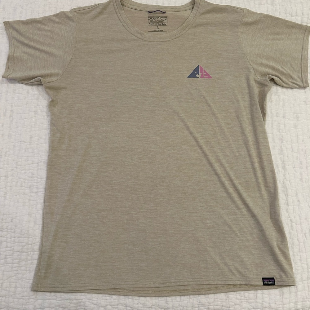 Patagonia Light Tan Short Sleeve Tee
